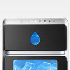 EUHOMY Luna Pro LunaArc™️ Portable Crystal Crescent Ice Maker Countertop – Melts 30 Mins Lower, Rapid Ice Making in 12 Mins, Real-Time Status Visibility