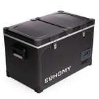 EUHOMY 12 Volt Refrigerator Car Refrigerator 12/24V DC 110-240V AC for Camping, Travel, Truck, Home - Euhomy